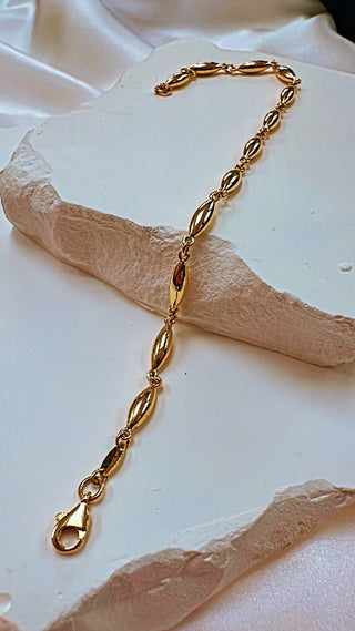 9KT YG BRACELET GR048