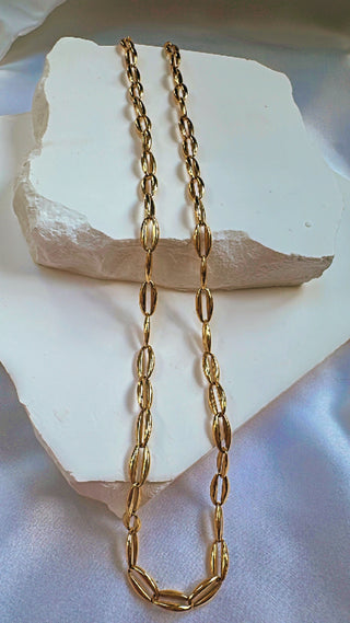 9KT YG NECKLACE.GR020
