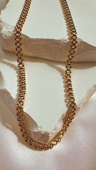 9KT YG NECKLACE GR042