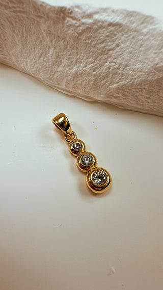 9KT YG CZ PENDANT GR068