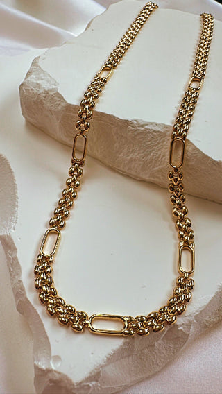 9KT YG NECKLACE GR043