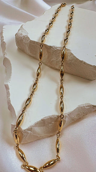 9KT YG NECKLACE GR050