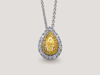 Yellow Diamond Pendants