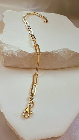 9KT YELLOW GOLD BRACELET . GR010