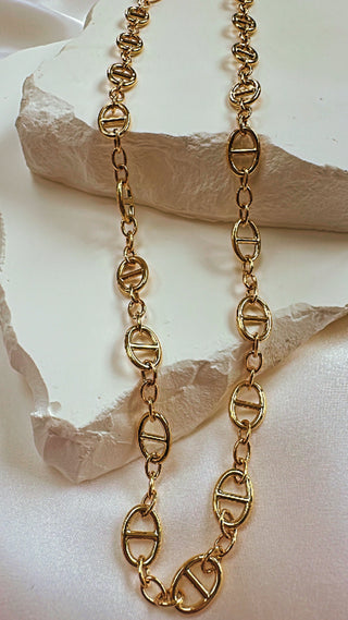 9KT YG NECKLACE GR037