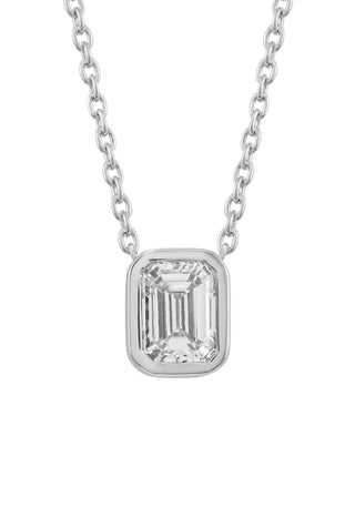 18KT WG DIAMOND PENDANT