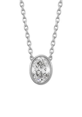 18KT WG DIAMOND PENDANT
