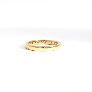 18K YELLOW GOLD DIAMOND RING