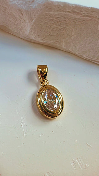 9KT YG CZ PENDANT GR067