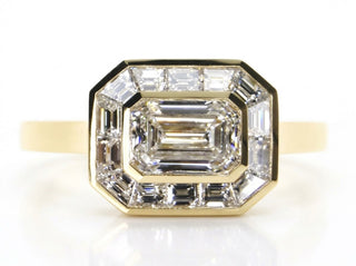 18KT YG Diamond Ring