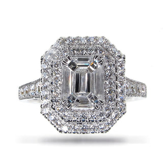 18 Kt White Gold Diamond Ring