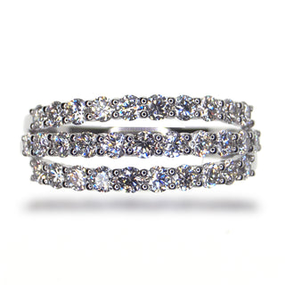 18 Kt White Gold Diamond Ring