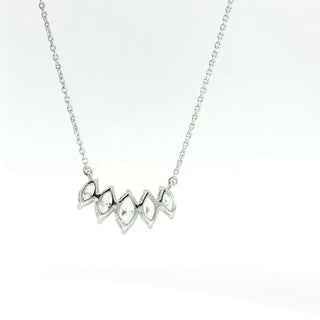 18K WHITE GOLD DIAMOND PENDANT
