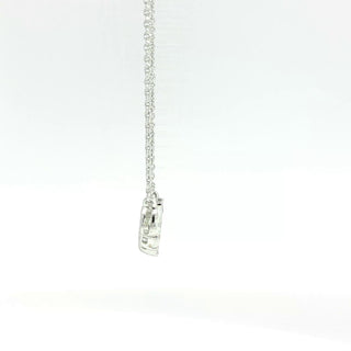 18K WHITE GOLD DIAMOND PENDANT