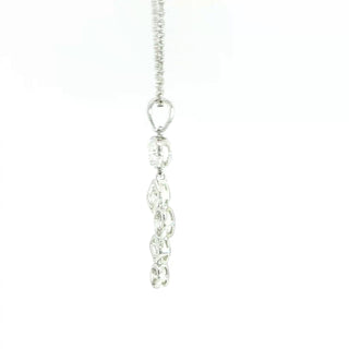18KT WHITE GOLD DIAMOND PENDANT