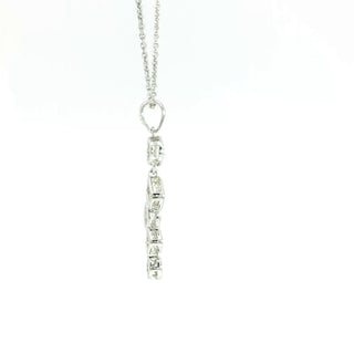 18KT WHITE GOLD DIAMOND PENDANT
