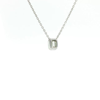 18KT WG DIAMOND PENDANT