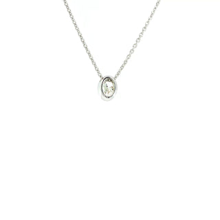 18KT WG DIAMOND PENDANT
