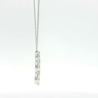 18K WHITE GOLD DIAMOND PENDANT