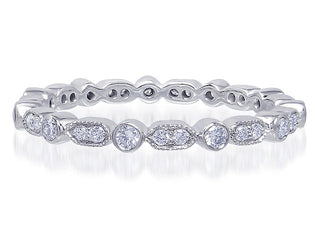 18 Kt White Gold Diamond Ring