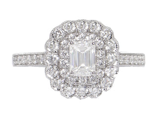 18 Kt White Gold Diamond Ring