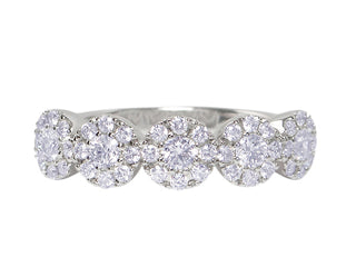 18 Kt White Gold Diamond Ring