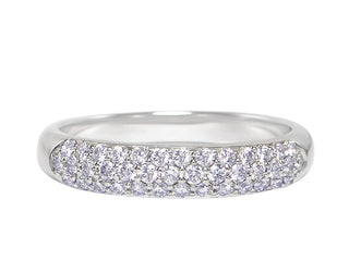 White Gold Platinum Diamond Ring