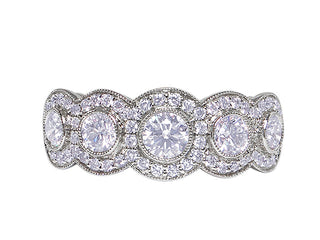 18 Kt White Gold Diamond Ring