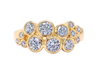 18K YG DIAMOND RING