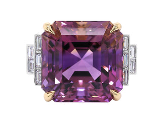 18K WYG Ametrine Diamond Ring