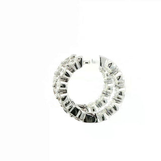 18KT WHITE GOLD DIAMOND EARRINGS