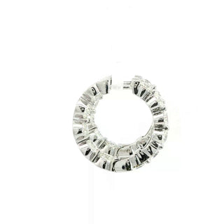 18KT WHITE GOLD DIAMOND EARRINGS