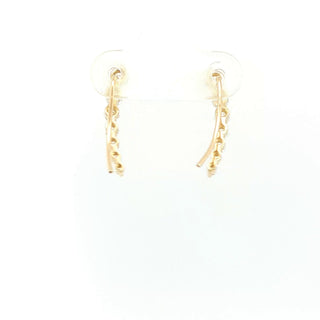 18KT Yellow Gold Diamond Earrings