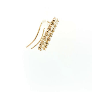 18KT Yellow Gold Diamond Earrings