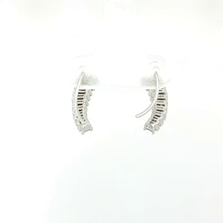18KT WG DIAMOND EARRINGS