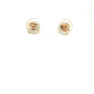 9KT YELLOW GOLD BLUE TOPAZ EARRINGS