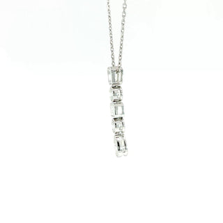 18K WHITE GOLD DIAMOND PENDANT