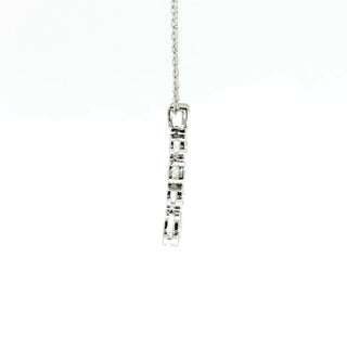 18K WHITE GOLD DIAMOND PENDANT