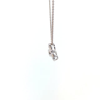 18K WHITE GOLD DIAMOND PENDANT