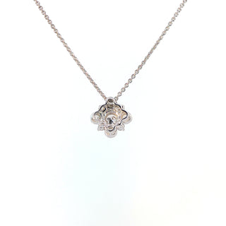 18K WHITE GOLD DIAMOND PENDANT
