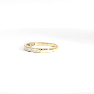18K YELLOW GOLD DIAMOND RING