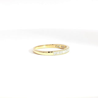 18K YELLOW GOLD DIAMOND RING