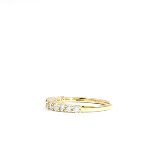 18K YELLOW GOLD DIAMOND RING