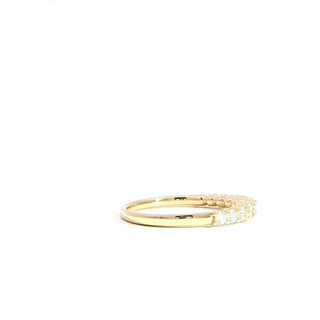 18K YELLOW GOLD DIAMOND RING