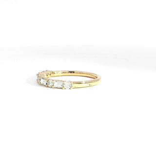 18K YELLOW GOLD DIAMOND RING