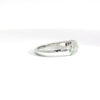 18K WHITE GOLD DIAMOND RING
