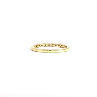 18K YELLOW GOLD DIAMOND RING