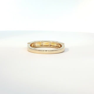 9KT YELLOW GOLD CITRINE RING